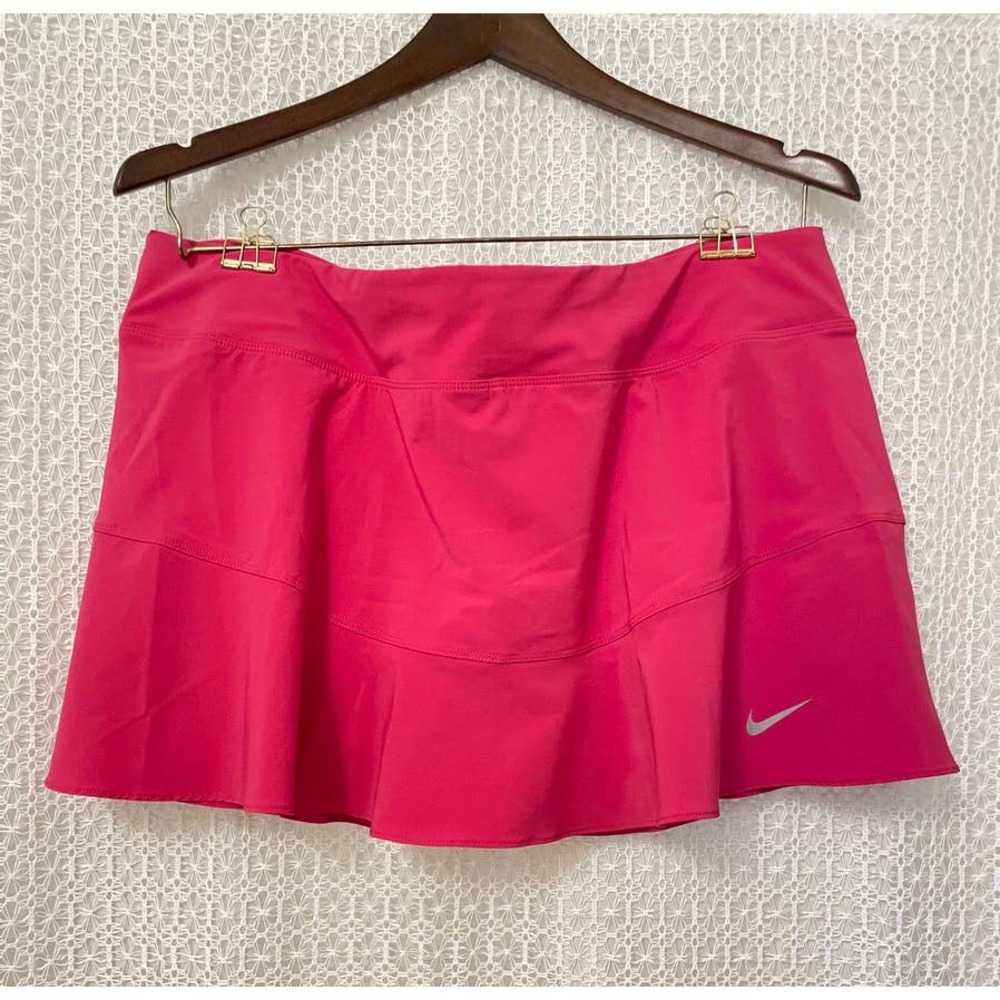 Nike - Women's Hot Pink Dri-Fit Skort Tennis Skirt - XL